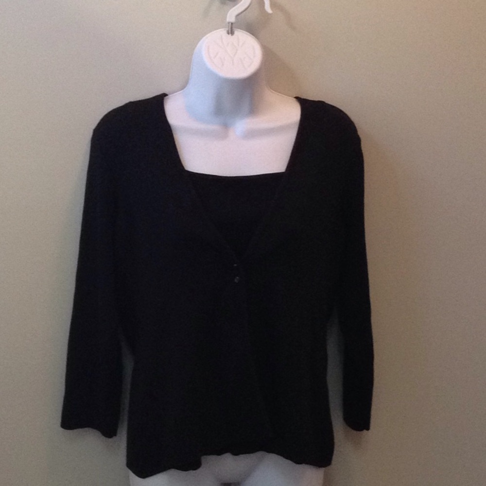 Madison Studio Black Cardigan Set